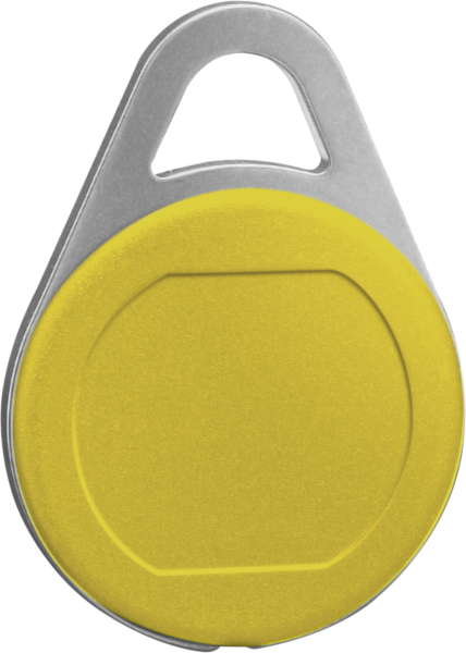 Keyfob metaL yellow