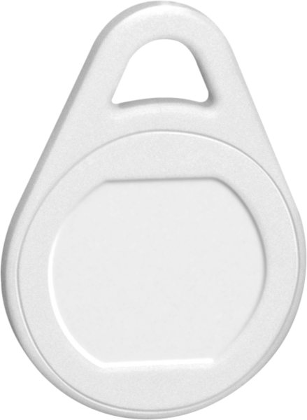 Keyfob L white front